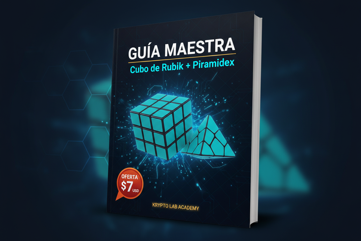Guía Maestra Cubo de Rubik + Piramidex — Krypto Lab Academy