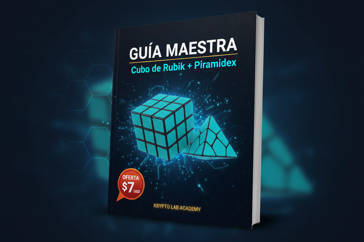 Guía Maestra Cubo de Rubik + Piramidex — Krypto Lab Academy